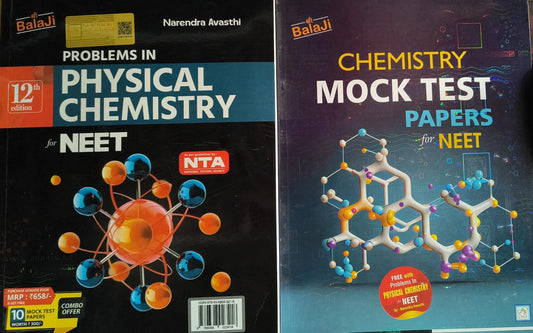 Problems in Physical Chemistry for NEET by Narendra Avasthi (COMBO)| 12th Edition | Balaji Publications | Practice Book for NEET Aspirants