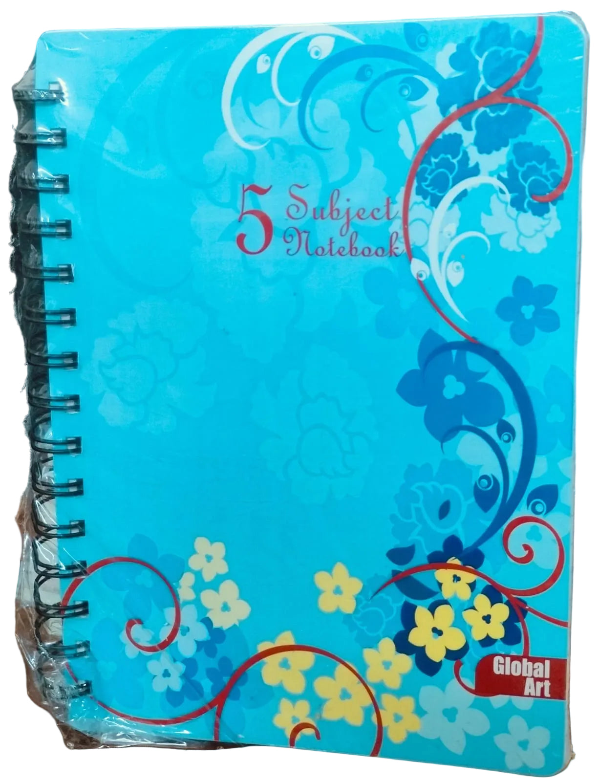 Global Art Spiral Five Subject Diary Notebook – A5 Size, 300 Pages
