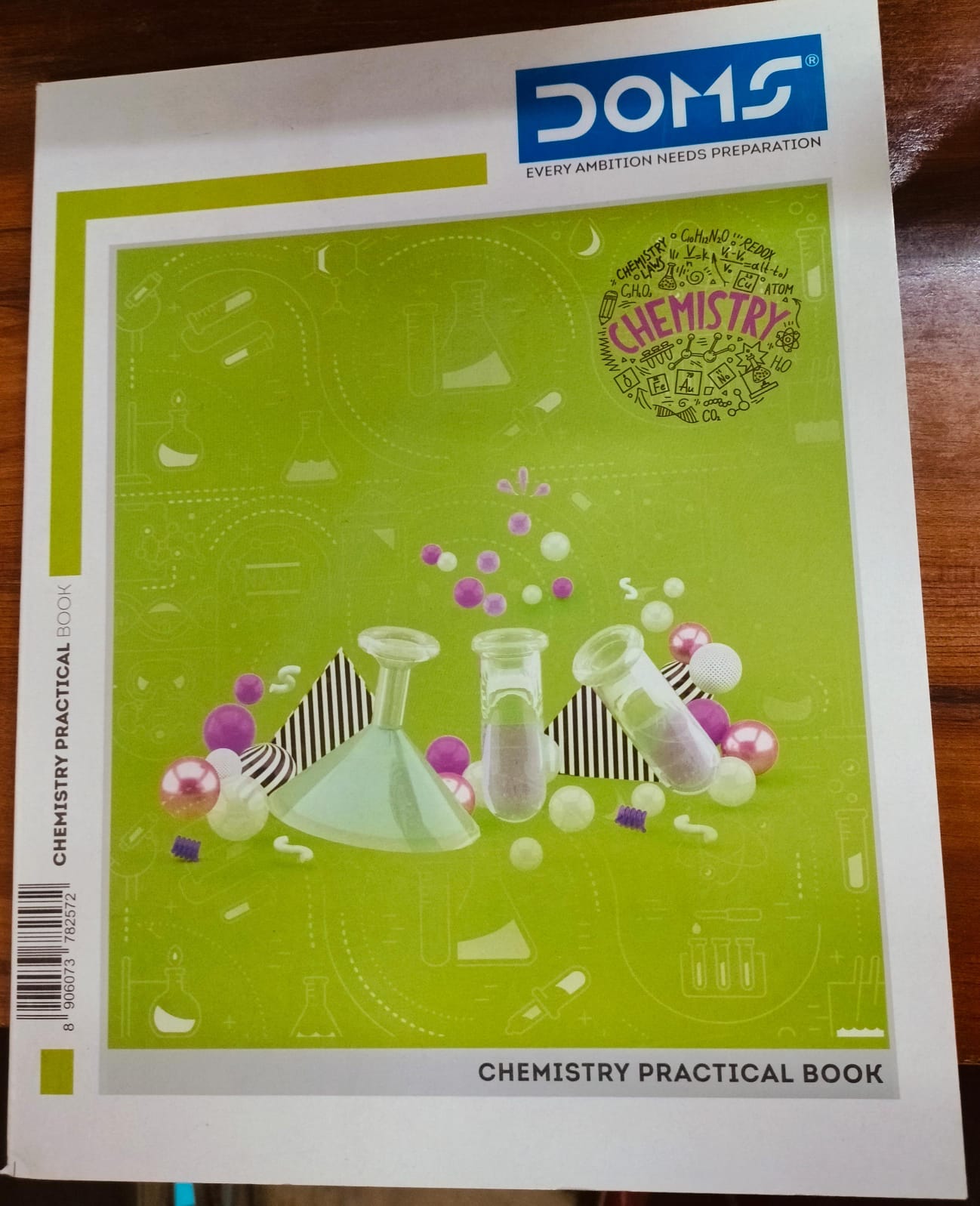 Doms Chemistry Practical Notebook – 132 Pages