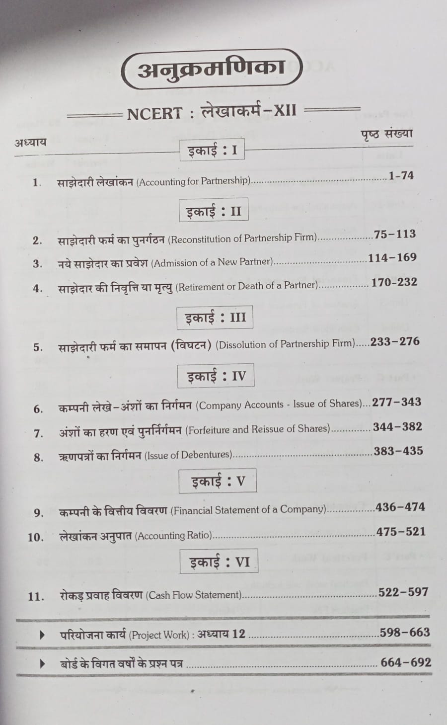 SPP Vivek Class 12 Lekhakarm Accountancy Book 2026 (Hindi Medium)