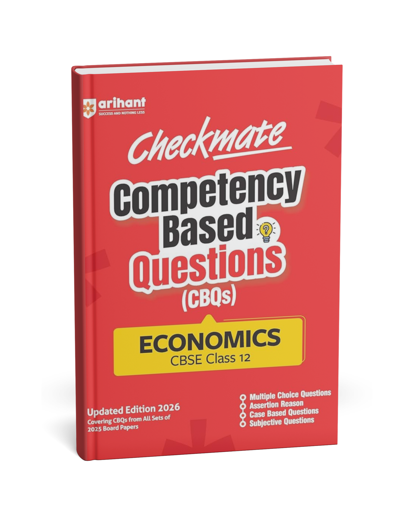 Arihant Checkmate Competency Based Questions (CBQs) Economics – CBSE Class 12 [English]