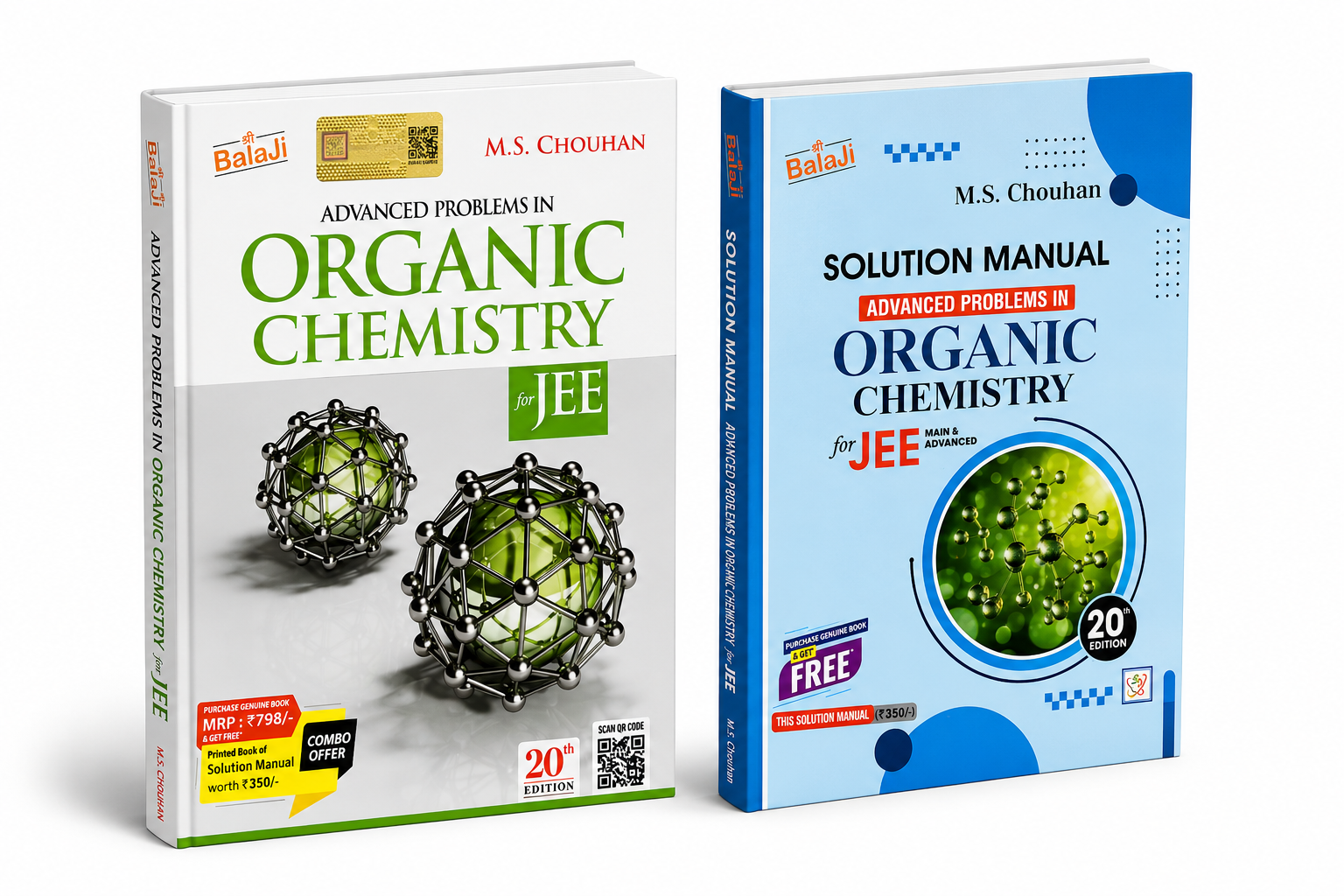 Shree Balaji Advanced Problems in Organic Chemistry for JEE 2026 By M.S. Chouhan (20th Edition) (English Medium)