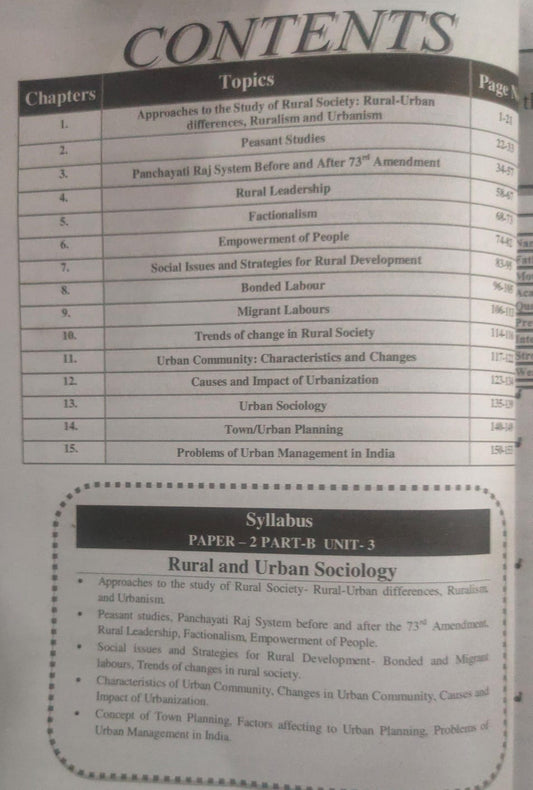 Nirman IAS – Rural and Urban Sociology [English]