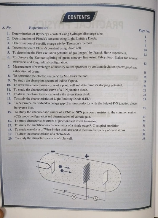 Shivalal Practical Physics Bsc 3rd Year (Minor/Elective) [English]
