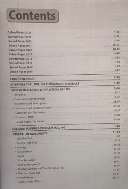 Arihant MPPSC General Aptitude Test [English]
