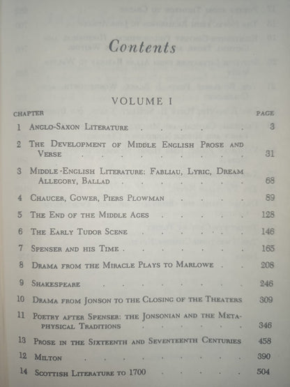 A Critical History of English Literature (Volume-I) by David Daiches | From the Beginnings to Milton