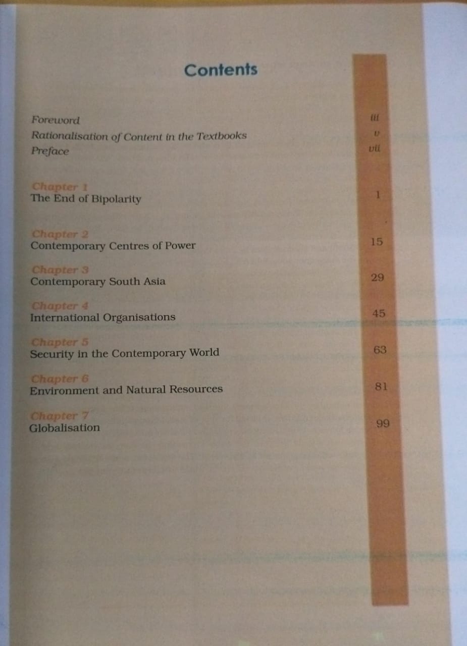 NCERT(textbook inPolitical Science) – Contemporary World Politics Class 12 [English Medium]