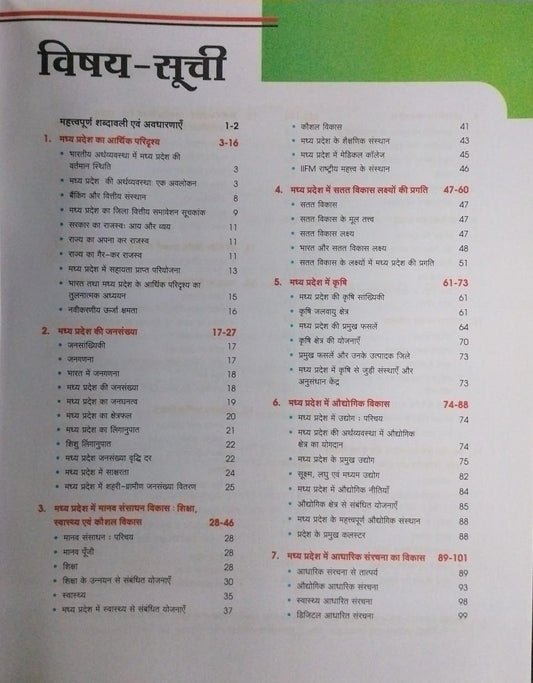 Arihant MPPSC 2.0 – Prelims Unit 6: Bharat avam Madhya Pradesh ki Arthvyavastha [Hindi]