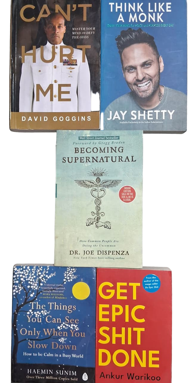 Peak Motivation & Mindset Transformation Set (5 Books) English Novels
