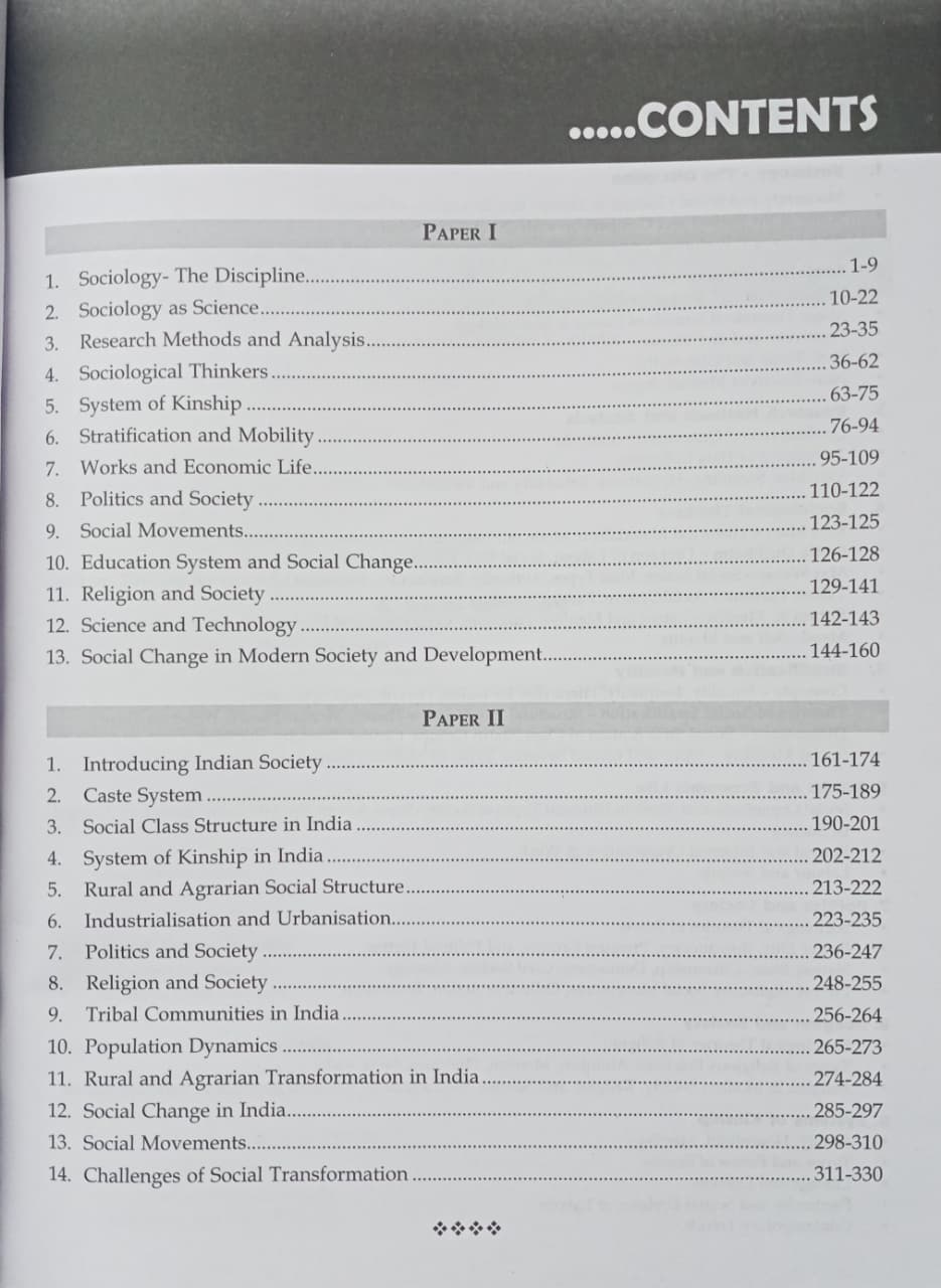 Chronicle IAS Mains Q&A Sociology 10 Years (2016–2025) Topicwise PYQ Solved Papers (English Medium)