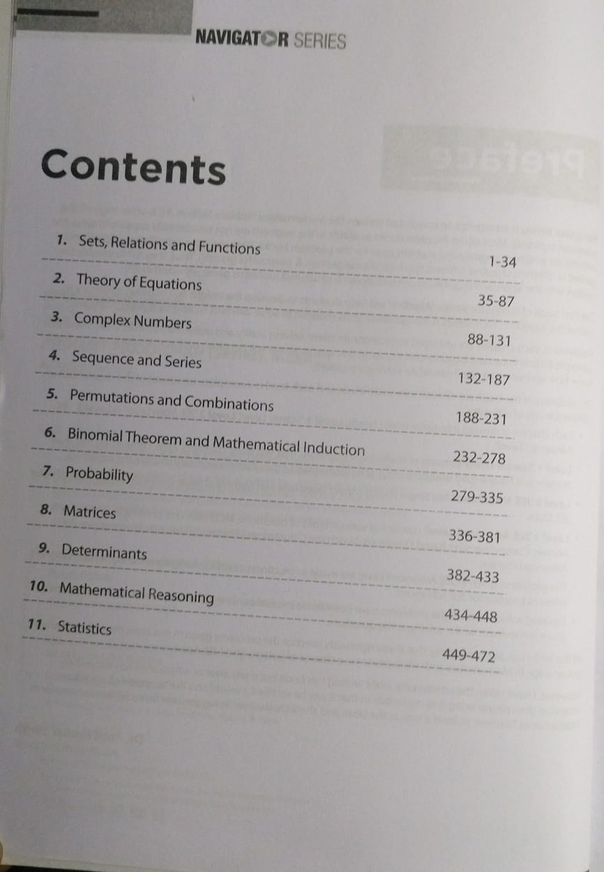 Arihant Navigator Series 2000+ Problems JEE Main & Advanced Algebra [English]
