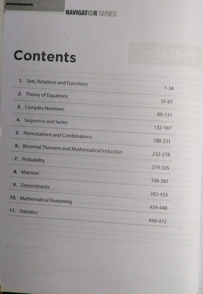 Arihant Navigator Series 2000+ Problems JEE Main & Advanced Algebra [English]