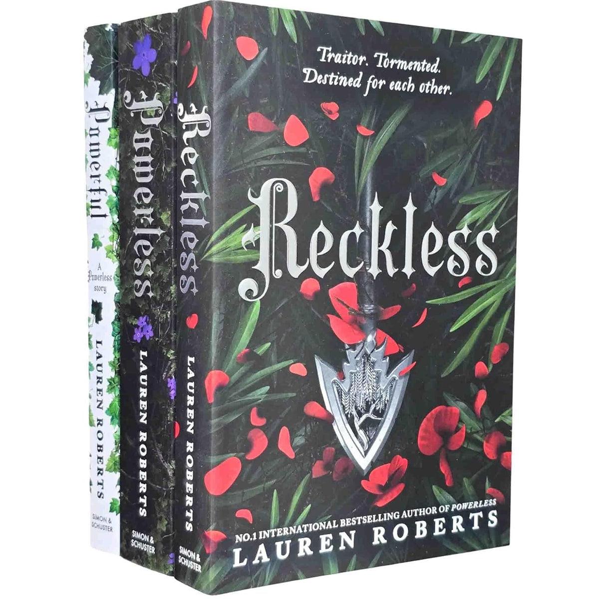 Powerless, Powerful & Reckless by Lauren Roberts – 3 Books Combo Set