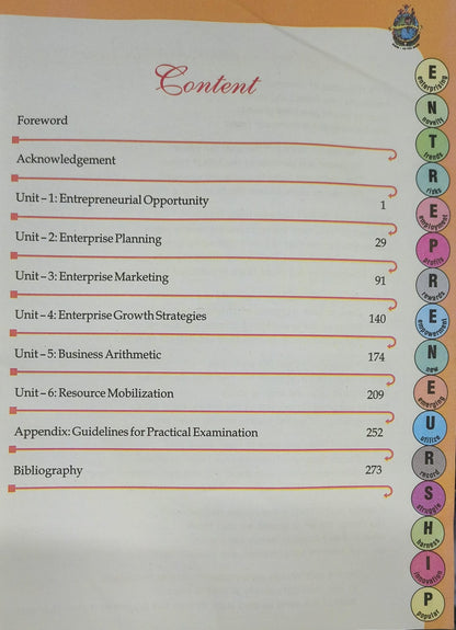 NCERT Entrepreneurship Class 12 CBSE Textbook (Latest Edition | As per CBSE Syllabus)