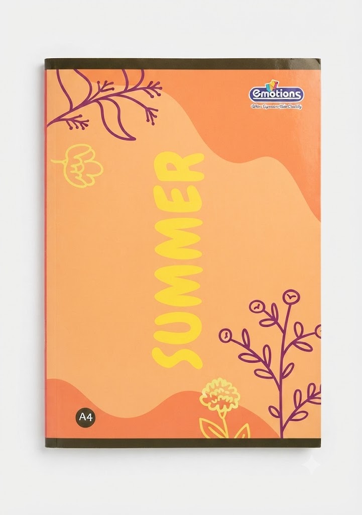 Vijayshri A4 Size Notebook (21 × 29.7 cm) – 172 Pages [Single Line]