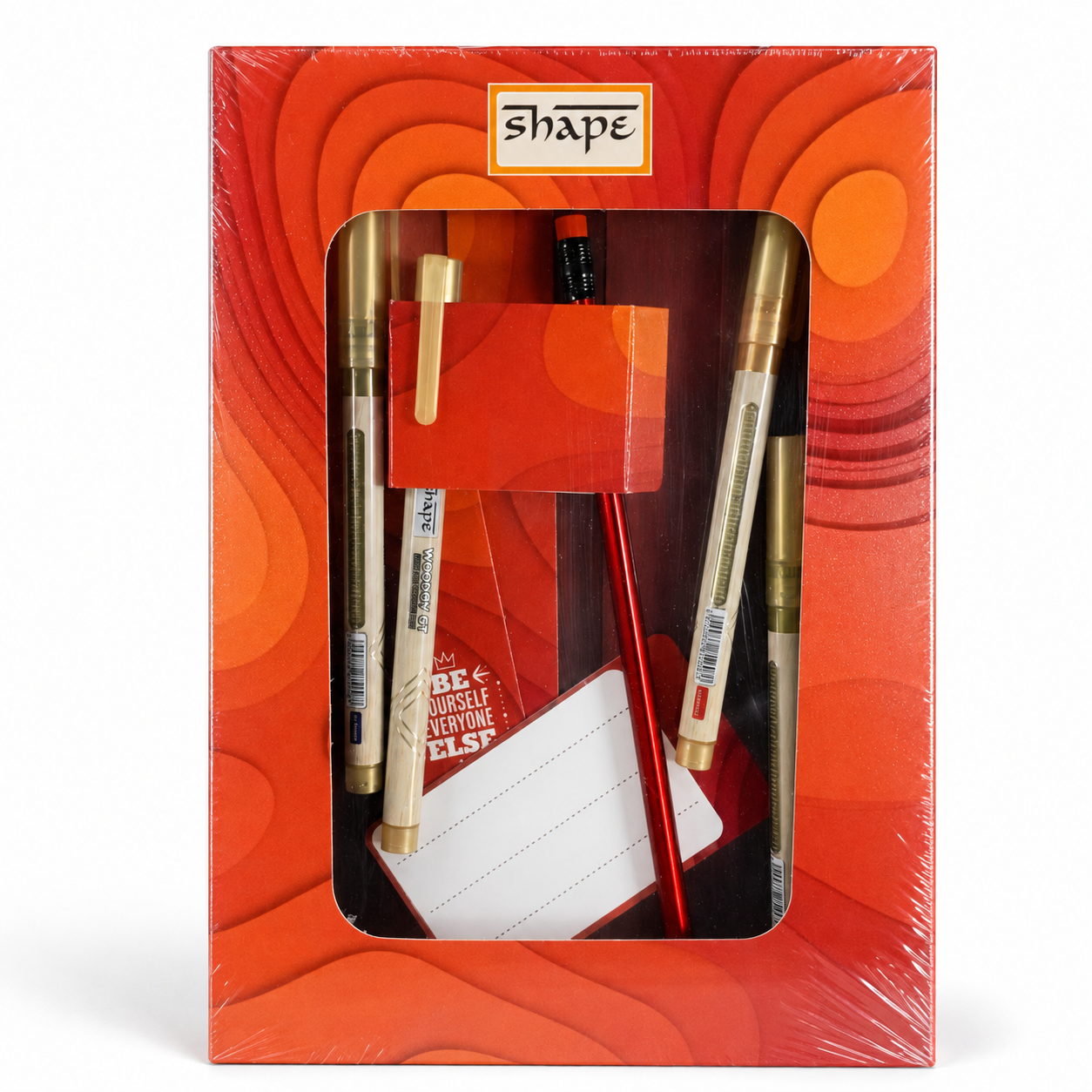 Shape Woodsy Premium Stationery Gift Set Pen & Notebook Combo Office & School Writing Kit