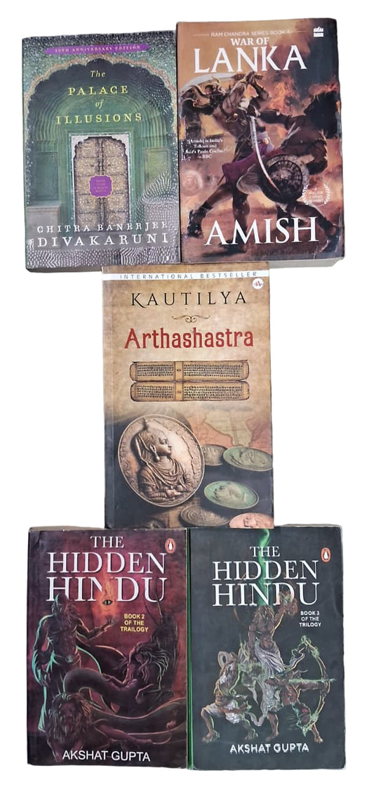 Mythological & Historical India Book Pack (5 Books) English Novels