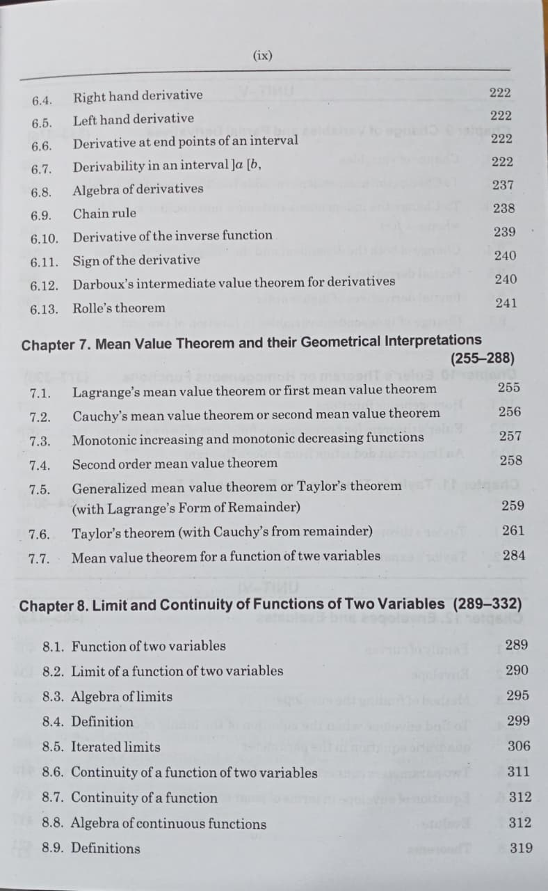 Shree Shiksha Multivariate Calculus & Principles of Advanced Calculus B.Sc. 2nd Year (M.P.) Dr. H.K. Pathak (English Medium)