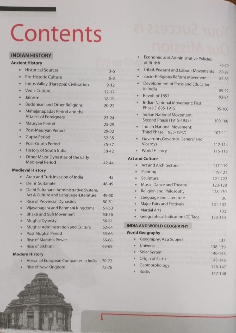 Arihant NCERT Based GK/GS General Studies One Liner 25000+ Exam Facts [English]