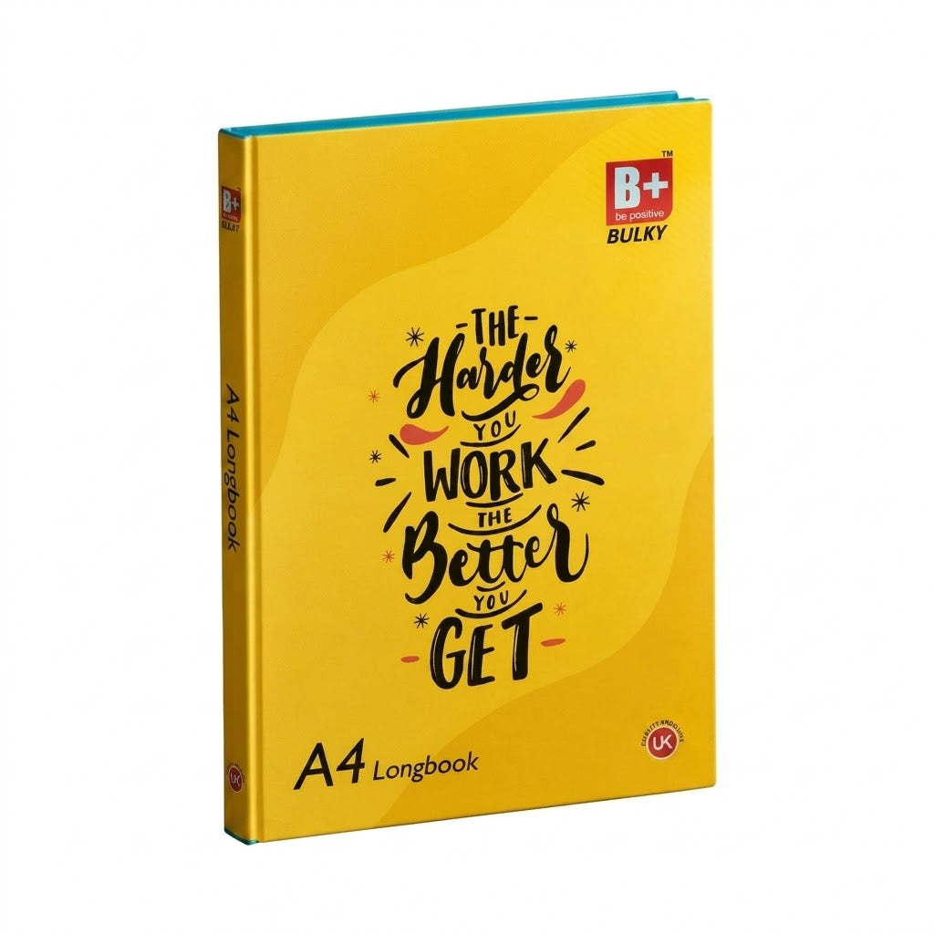 B+ A4 Long Notebook – 172 Pages