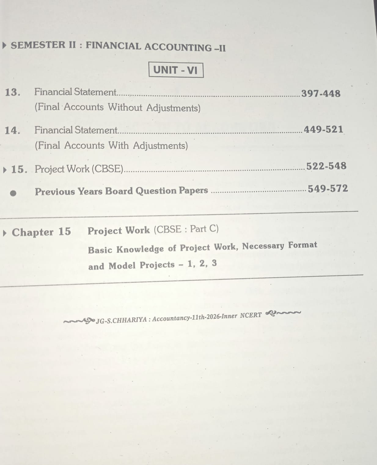 SPP Vivek Accountancy (With Project Work) Class 11th 2026 NCERT/CBSE By Rathi (English Medium)