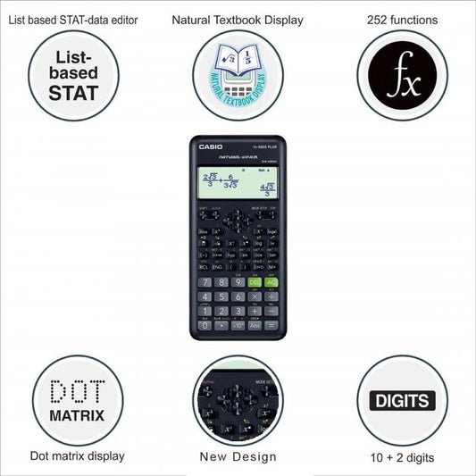 Casio FX-82ES Plus 2nd Edition Scientific Calculator