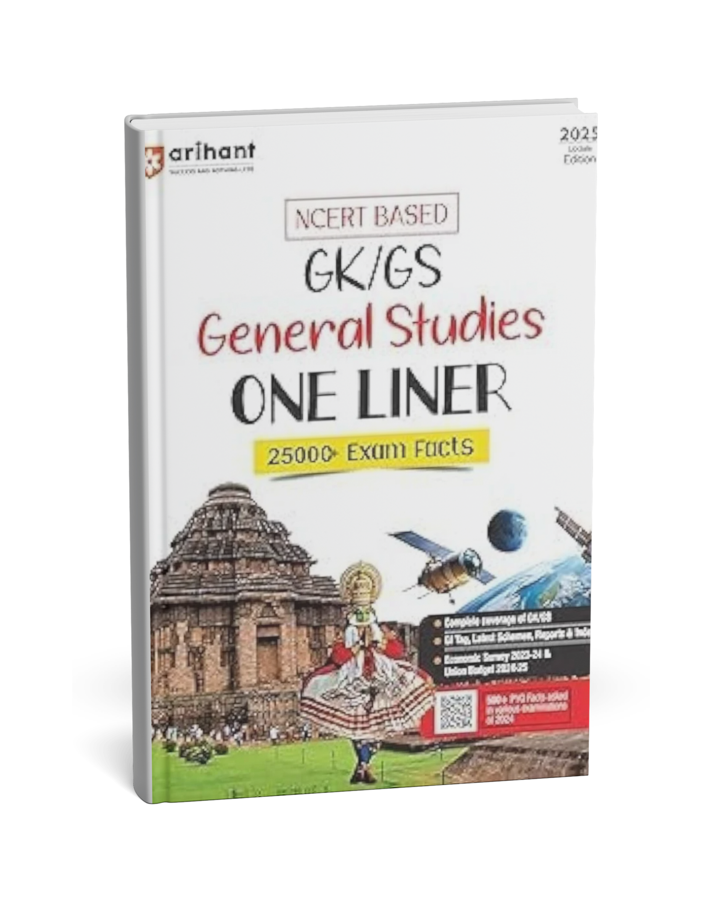 Arihant NCERT Based GK/GS General Studies One Liner 25000+ Exam Facts [English]