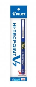 Pilot Hi-Tecpoint V7 Roller Pen – Blue Ink, Smooth Writing
