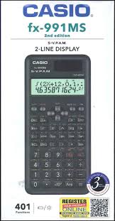 Casio FX-991MS 2nd Edition – Scientific Calculator with 401 Functions
