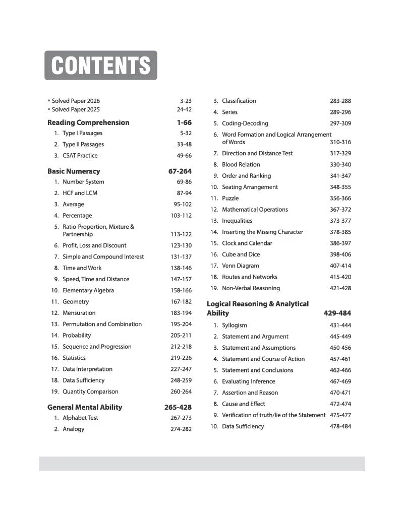 Arihant Cracking the CSAT Paper II 2027 - Civil Services Aptitude Test (English Medium)