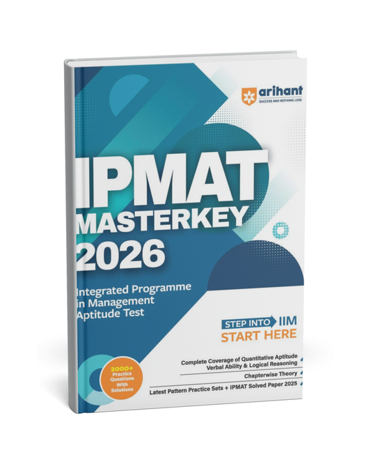 Arihant IPMAT Masterkey 2026 | 2000+ Practice Questions [English]
