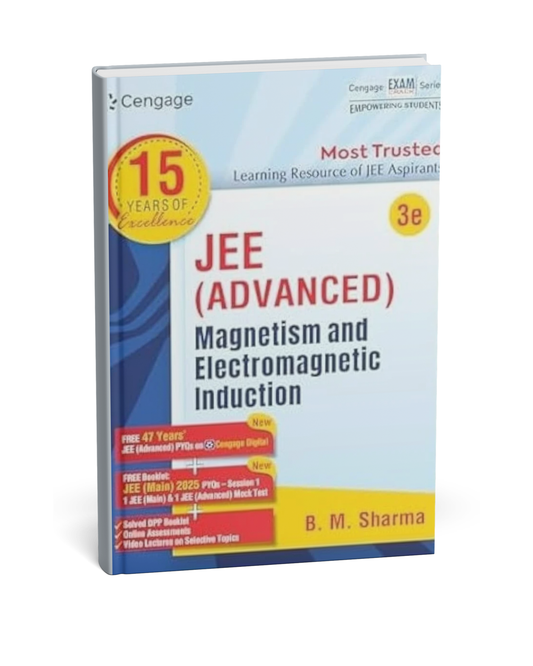 Cengage JEE Advanced Magnetism & Electromagnetic Induction – B.M. Sharma (3rd Edition) [English]