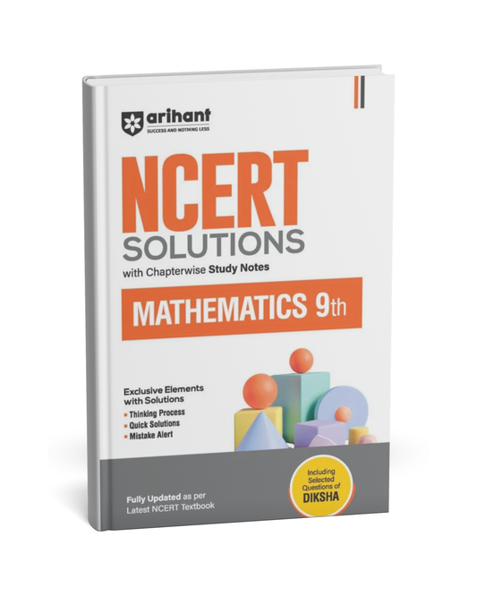 Arihant NCERT Solutions with Chapter-Wise Study Notes – Mathematics Class 9th [English]