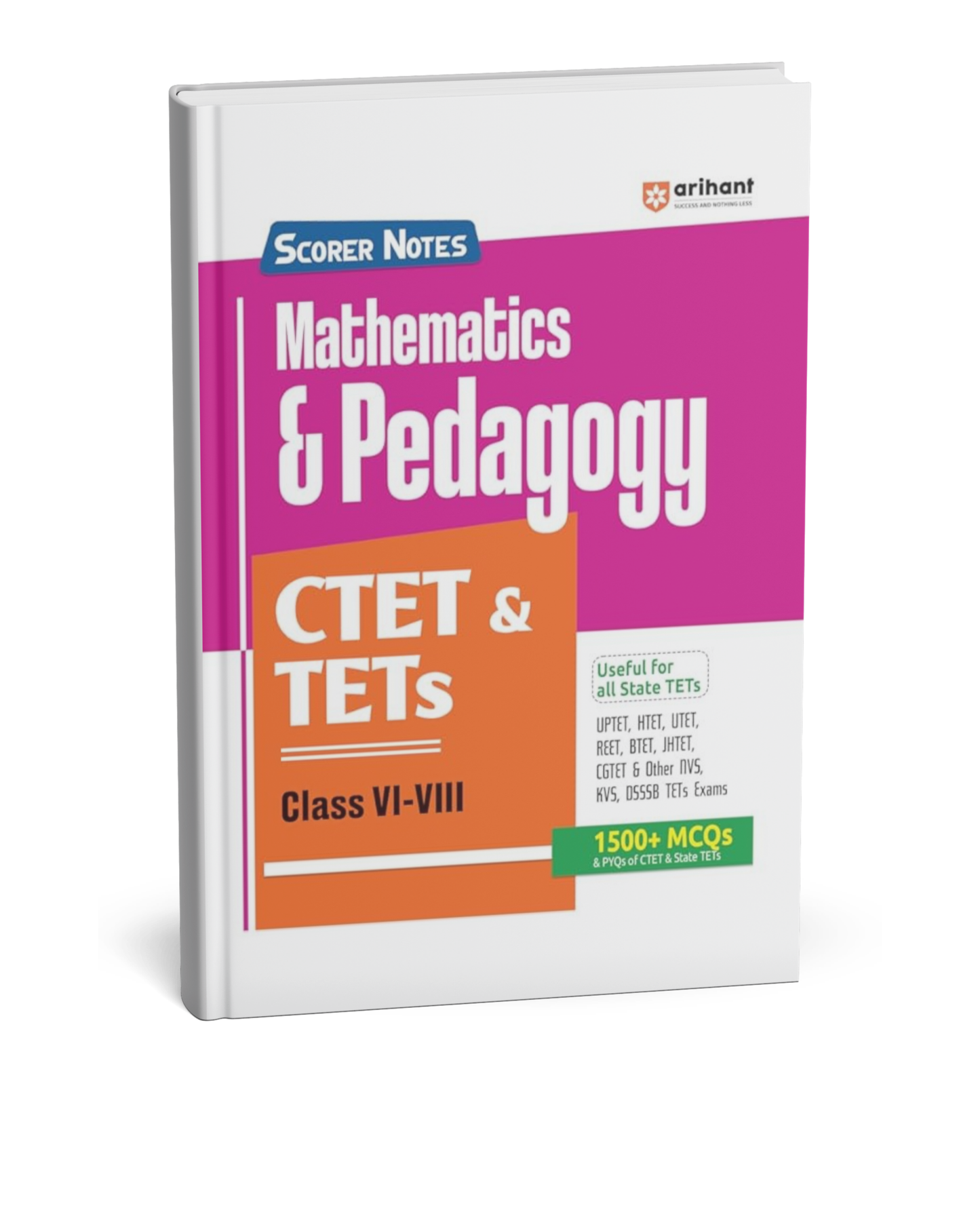 Arihant CTET & TETs Mathematics & Pedagogy (Class 6 to 8) [English]