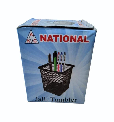 National Utility Stand Jalli Tumbler | Multi-Purpose Mesh Pen Stand