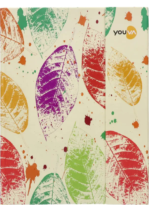 Youva Case Bound Notebook – B6 Size (12.5 × 17.6 cm), 192 Pages | Single Line Ruled Notebook