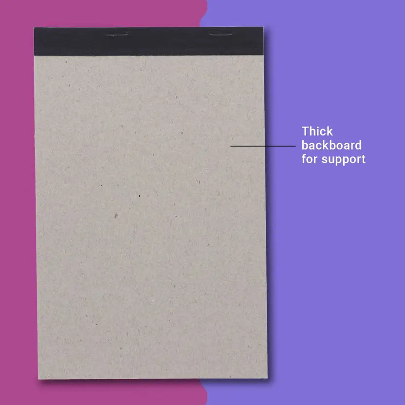 Youva Writing Pad 1 No – 14 × 21.5 cm (1/8 Size), 80 Pages | Unruled