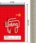 Youva Writing Pad 1 No – 14 × 21.5 cm (1/8 Size), 80 Pages | Unruled