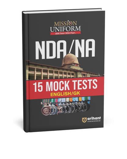 Arihant – Mission Uniform NDA/NA 15 Mock Tests (English & General Knowledge)