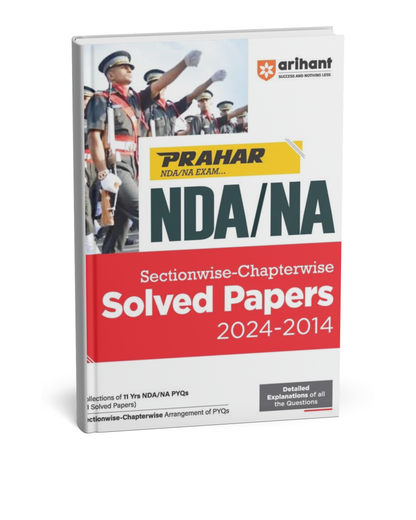 Arihant – NDA/NA Sectionwise & Chapterwise Solved Papers [English]