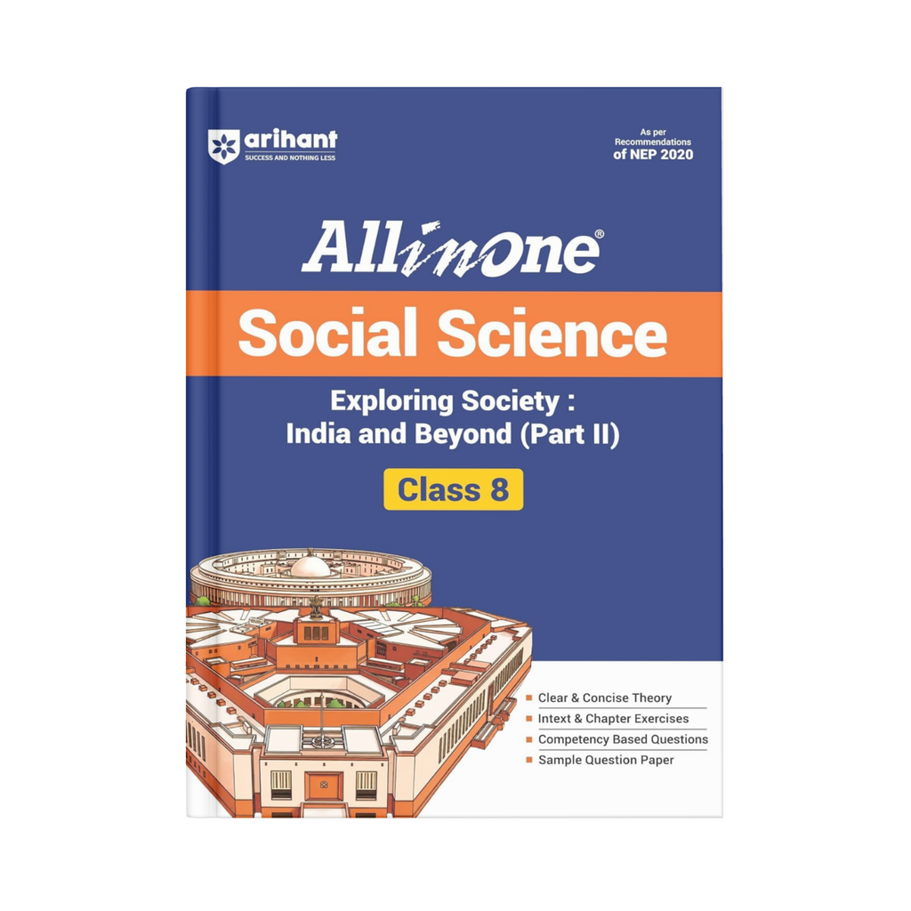 Arihant All in One Social Science Class 8 – Exploring Society India and Beyond (Part II) (English Medium)