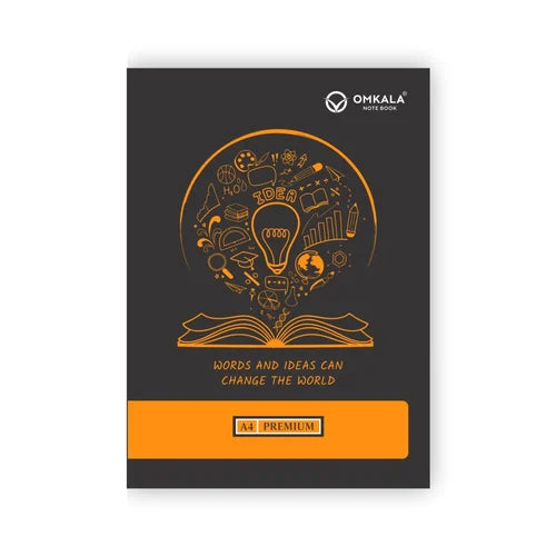 Omkala Spiral Notebook Size 29.7 × 21 cm – 400 Pages (Unruled)