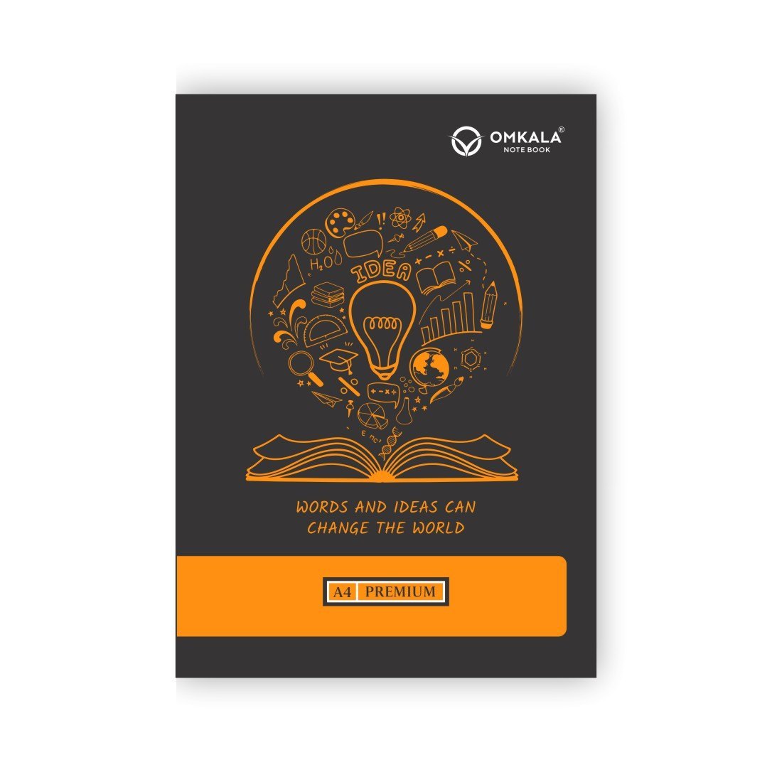 Omkala Spiral Notebook Size 29.7 × 21 cm – 400 Pages (Ruled)