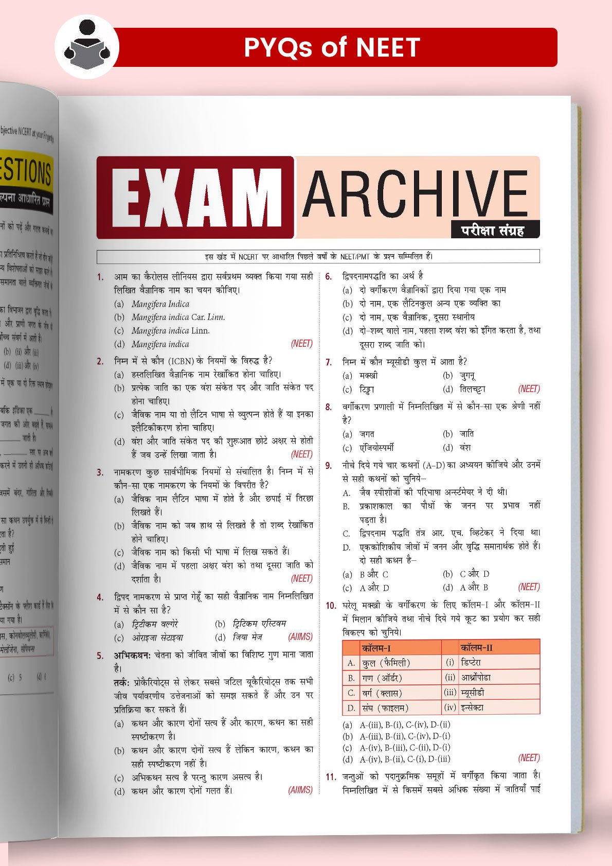 MTG Objective NCERT at Your Fingertips Biology in Hindi Medium