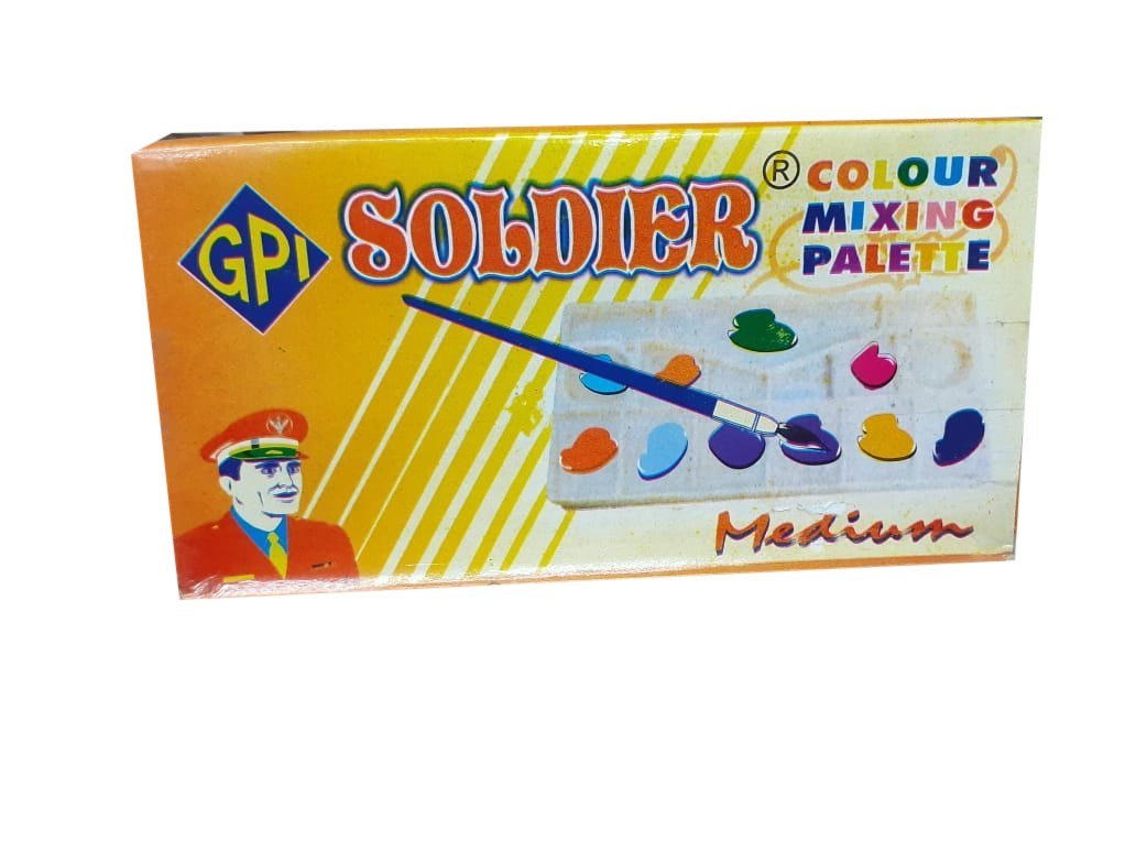 GPI Soldier Colour Mixing Palette – Artist Painting Palette