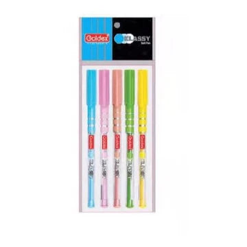Goldex Klassy Ball Pen 5 Set – Premium Smooth Writing Ball Pens for Daily Use
