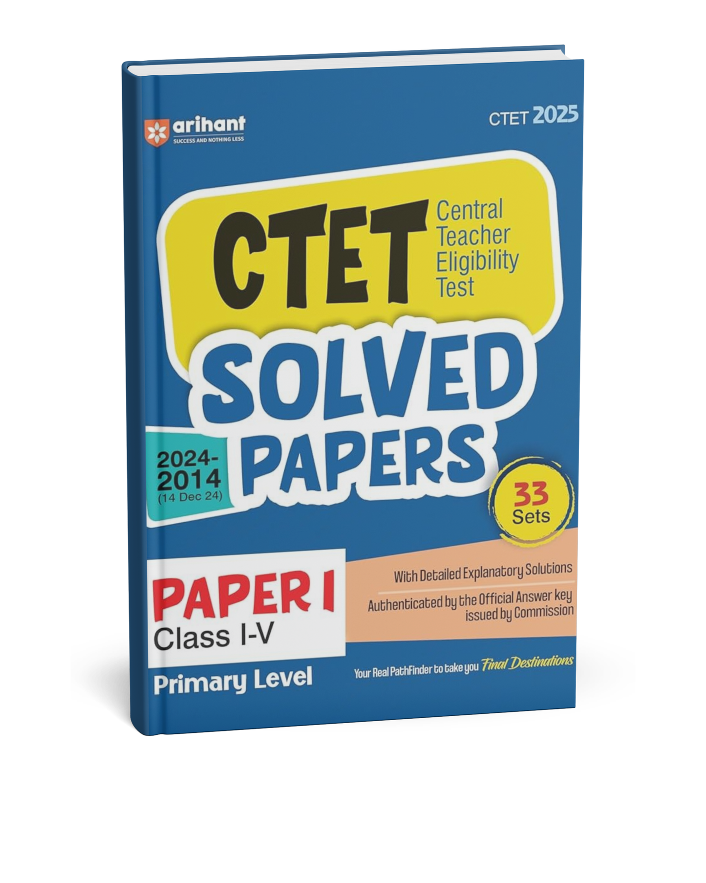 Arihant CTET Solved Papers (Class 1 to 5) Primary Level – 33 Sets [English]