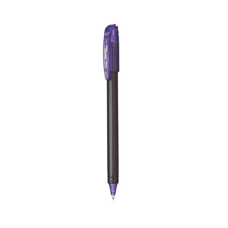 Pentel EnerGel 0.7 mm Ball Metal Point Violet – Smooth Gel Pen