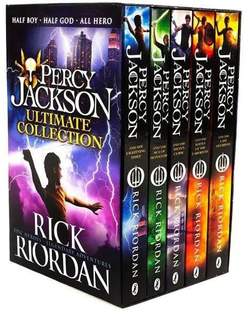 Percy Jackson & the Olympians (Set of 5 Books) By Rick Riordan [English Novel]