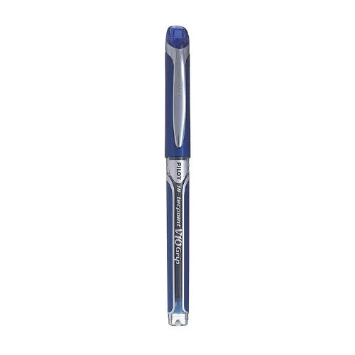 Pilot Hi-Tecpoint V10 Grip Blue – Smooth Liquid Ink Roller Pen